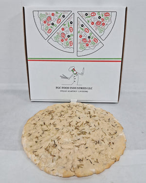 Vegan-Gluten Free Hand Made Pizza Bread with Rosemary